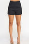 Samantha High Waist Short - Black