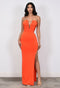 Ivana Maxi Dress - Orange