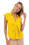 Becca Button Down Blouse - Yellow