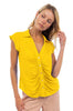 Becca Button Down Blouse - Yellow