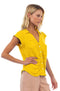 Becca Button Down Blouse - Yellow