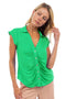 Becca Button Down Blouse - Green