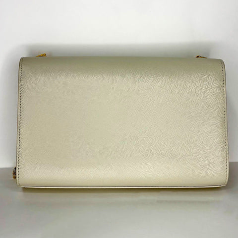 Preloved Saint Laurent Pebbled Leather Shoulder Bag