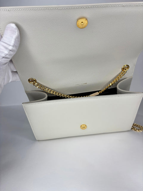 Preloved Saint Laurent Pebbled Leather Shoulder Bag