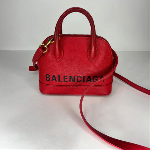 Preloved Balenciaga Leather Top Handle Bag