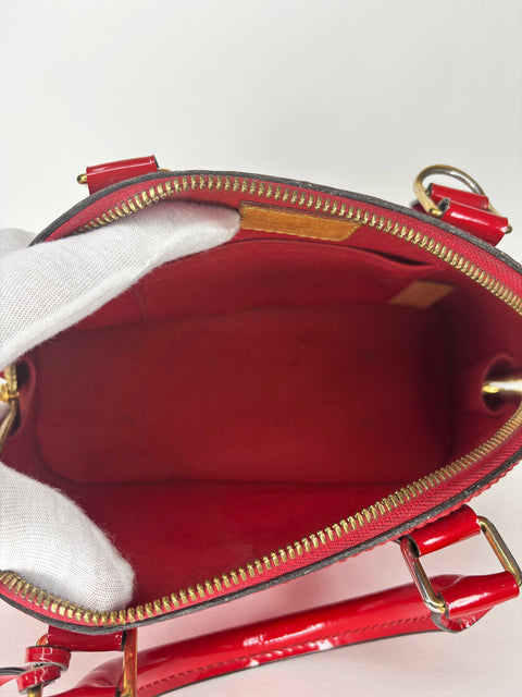 Preloved Louis Vuitton Vernis Alma BB  Rose Indien