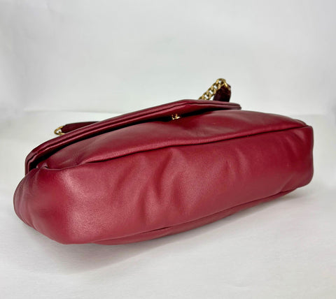 Preloved Saint Laurent Calypso  Dark Red (Rouge Merlot)